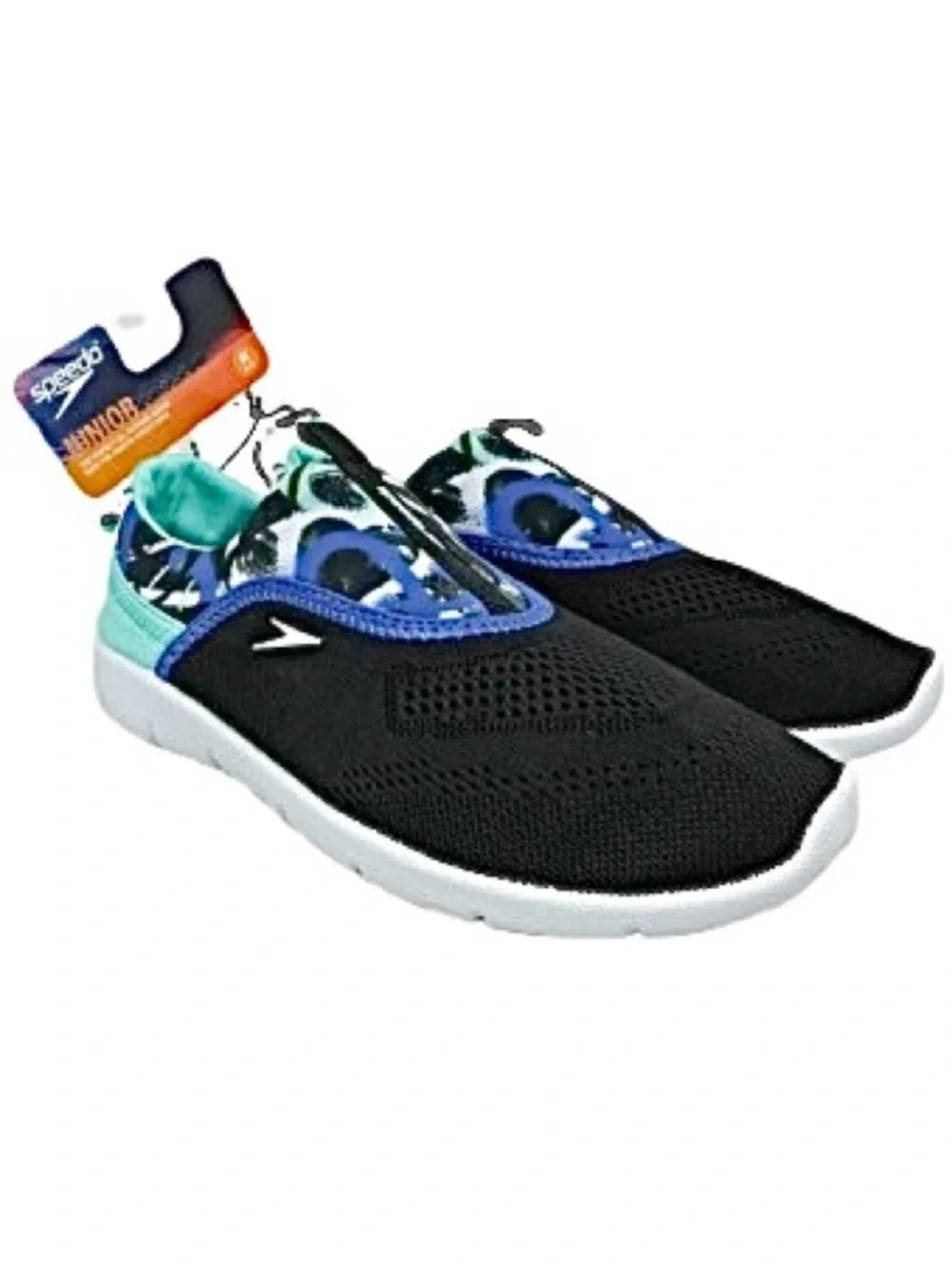 🆕- Speedo Junior Aqua-skimmer Water Shoes - Black M. Fits Kids Shoe 2-3